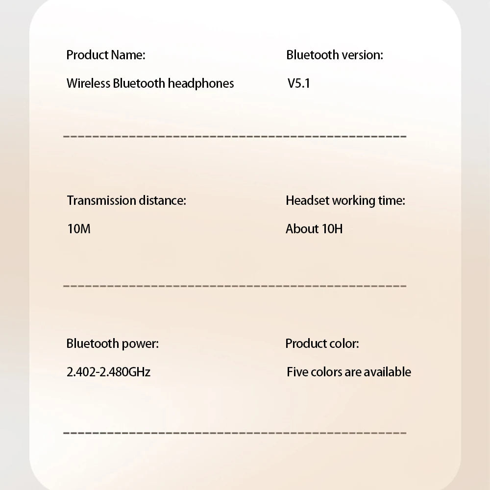 đ§ Casque Bluetooth P9 Sans Fil - Son 360°, Micro IntĂ©grĂ© & RĂ©duction de Bruit