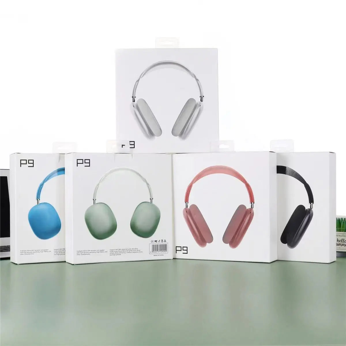 🎧 Casque Bluetooth P9 Sans Fil - Son 360°, Micro Intégré & Réduction de Bruit